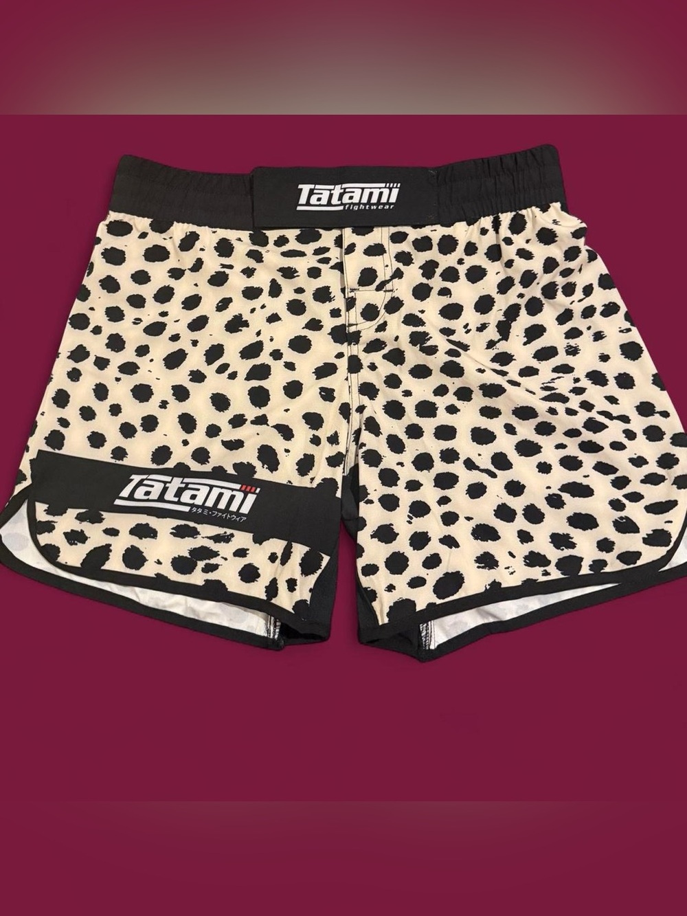 Tatami Women's Black & Cream Athletic Shorts